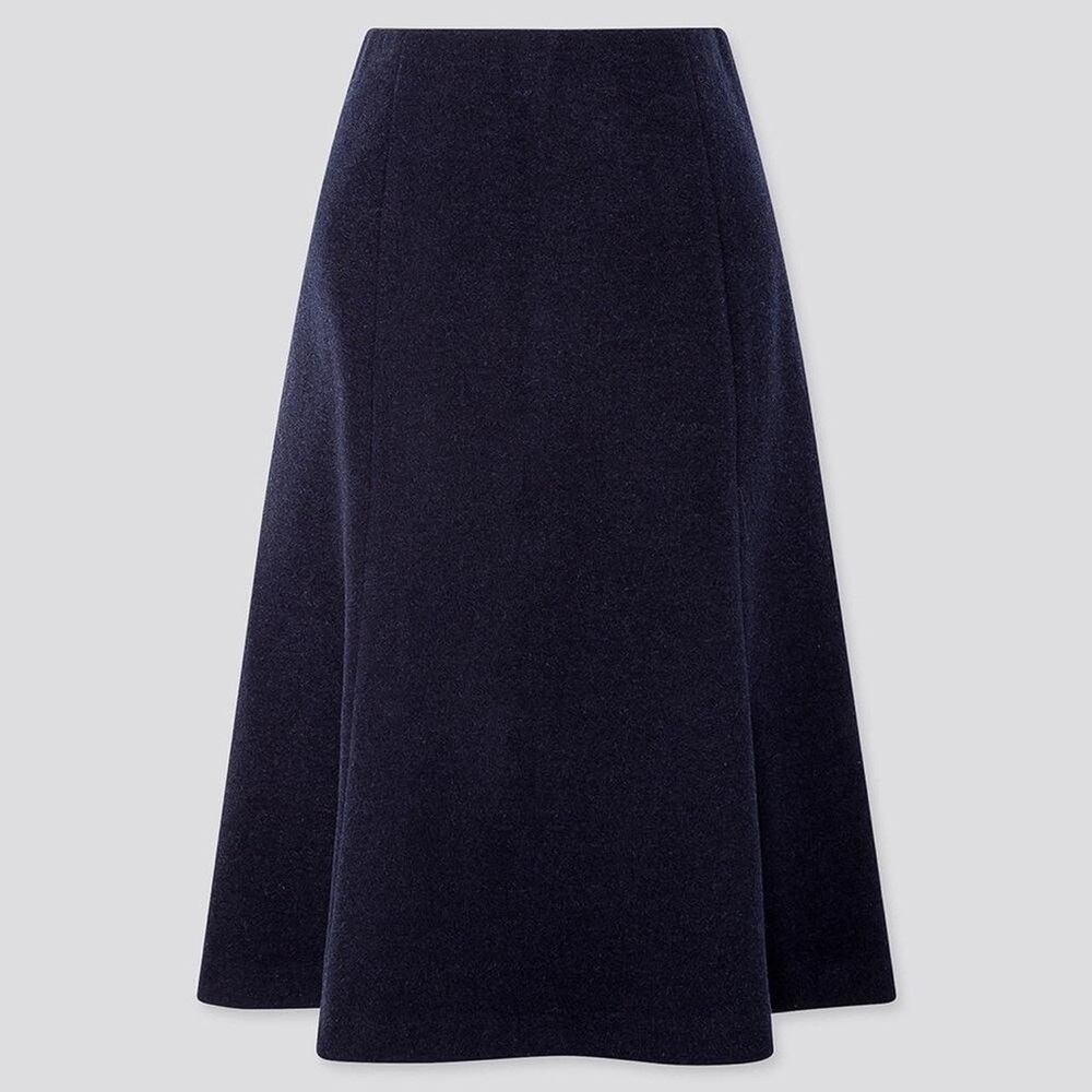 Elegant Navy Blue Women's Skirt